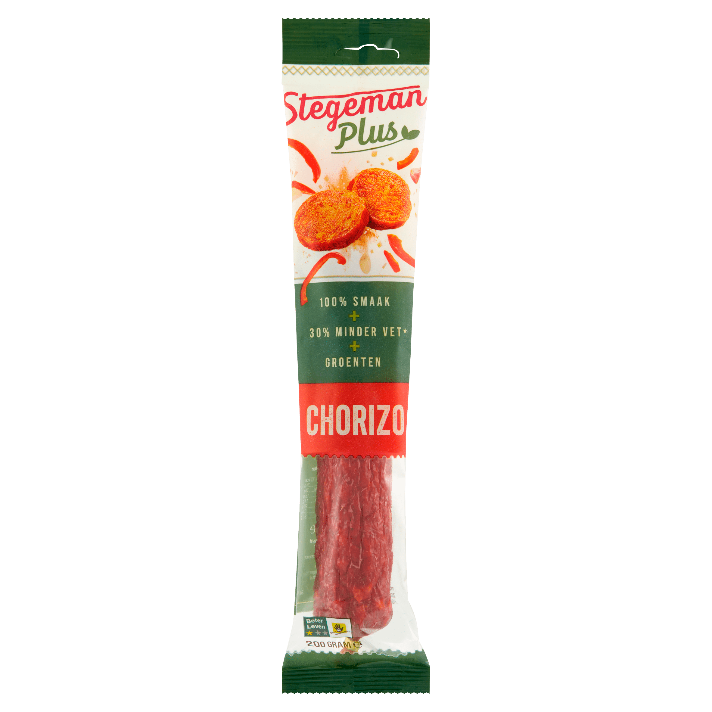 Stegeman Plus Chorizo Zak 200 g