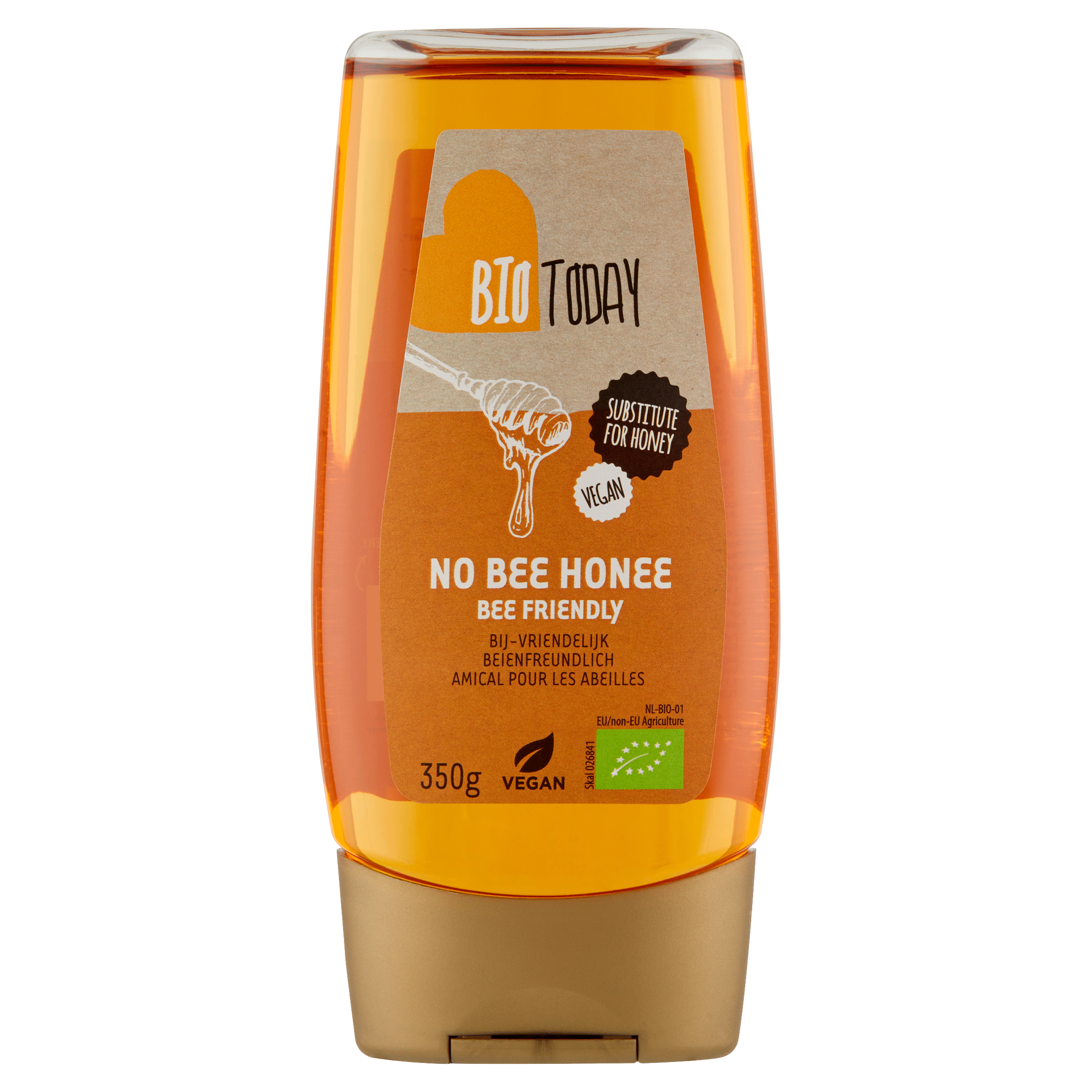 BioToday No bee honey squeeze bio Fles 350 g