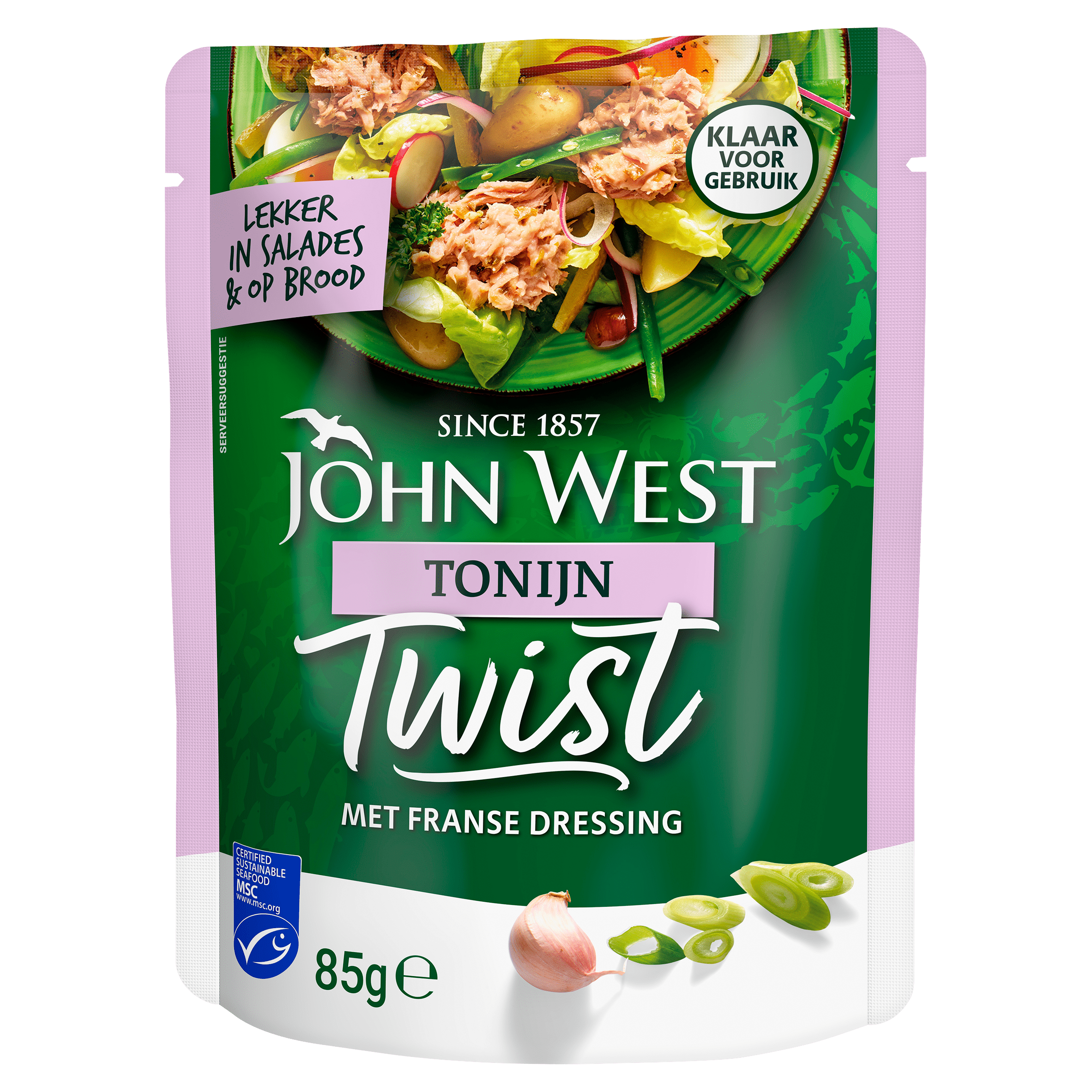 John West Twist MSC Tuna French Dressing 20x85g Stazak 85 g