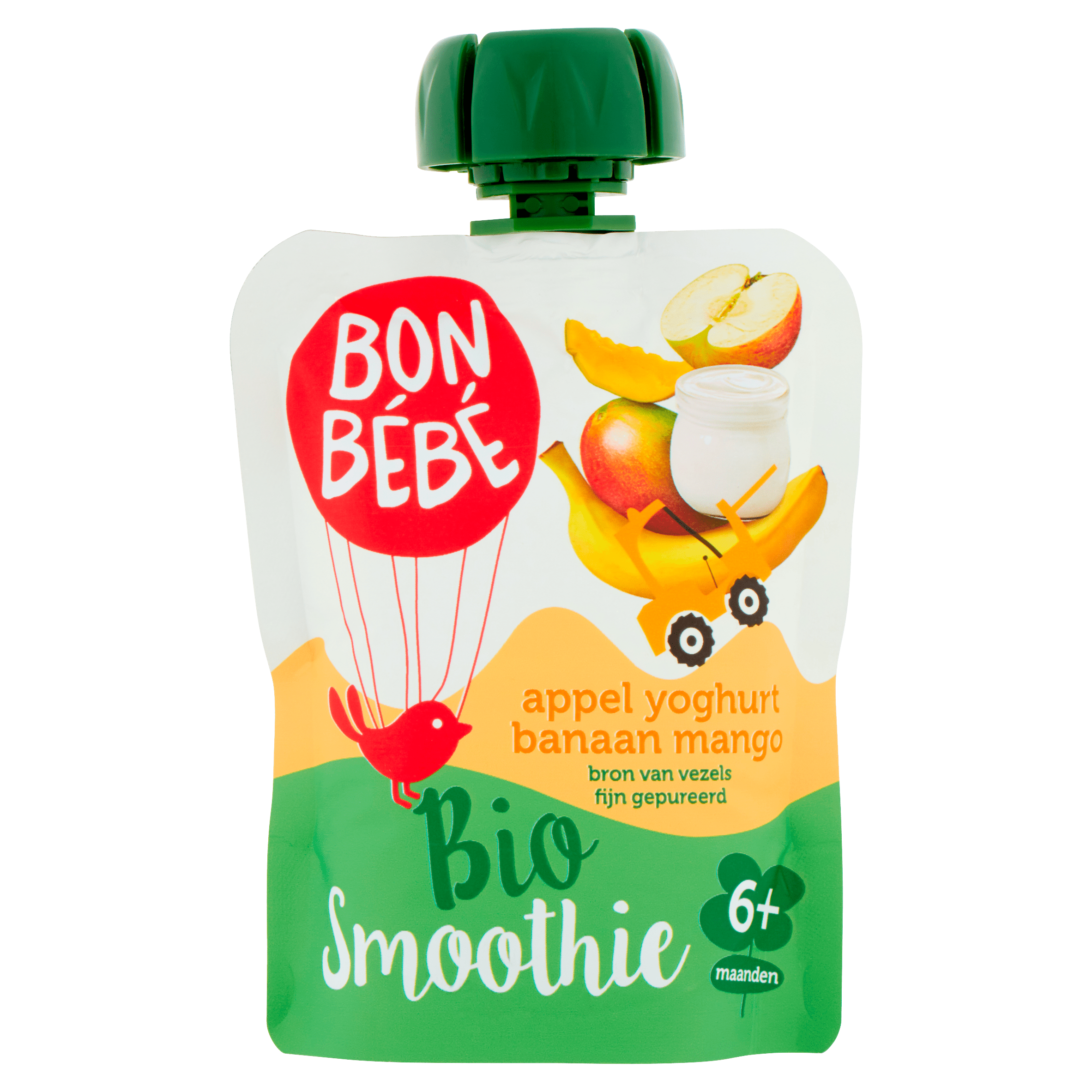Bonbebe knijp appel yoghurt banaan mango +6m Stazak 90 g