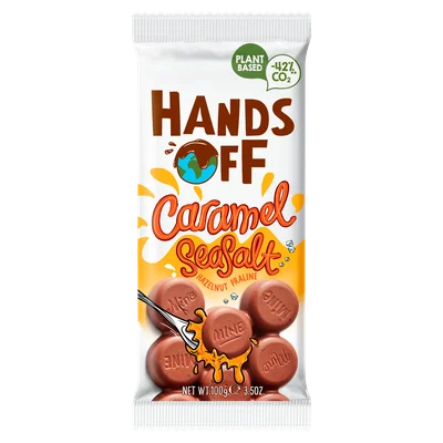 Hands off Vegan caramel seasalt Wikkel 100 g
