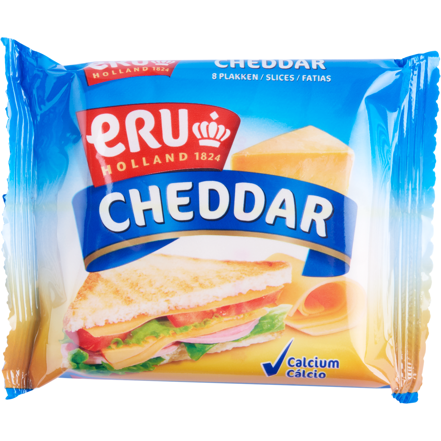 Eru Cheddar slices Zak 150 g