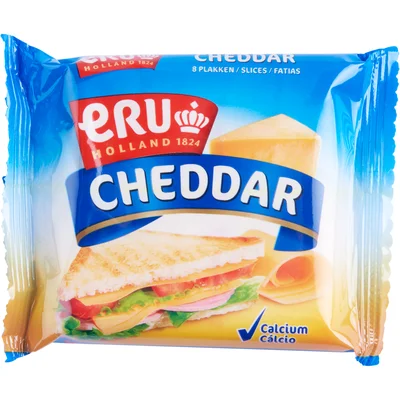 Eru Cheddar slices Zak 150 g