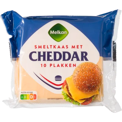 Melkan Smeltkaas met cheddar pl 25+ Blister 250 g