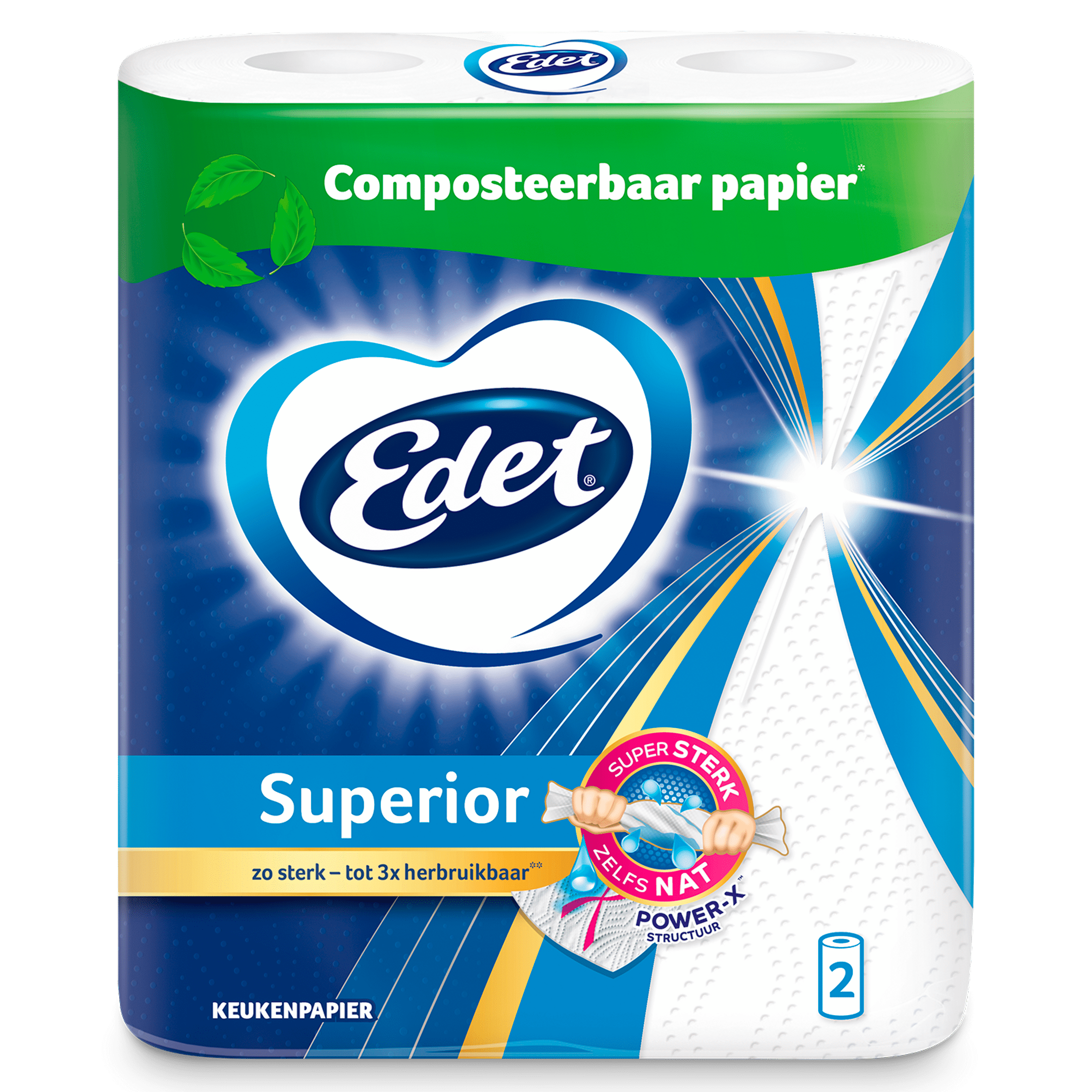 Edet keukenpapier compost Zak 6 st