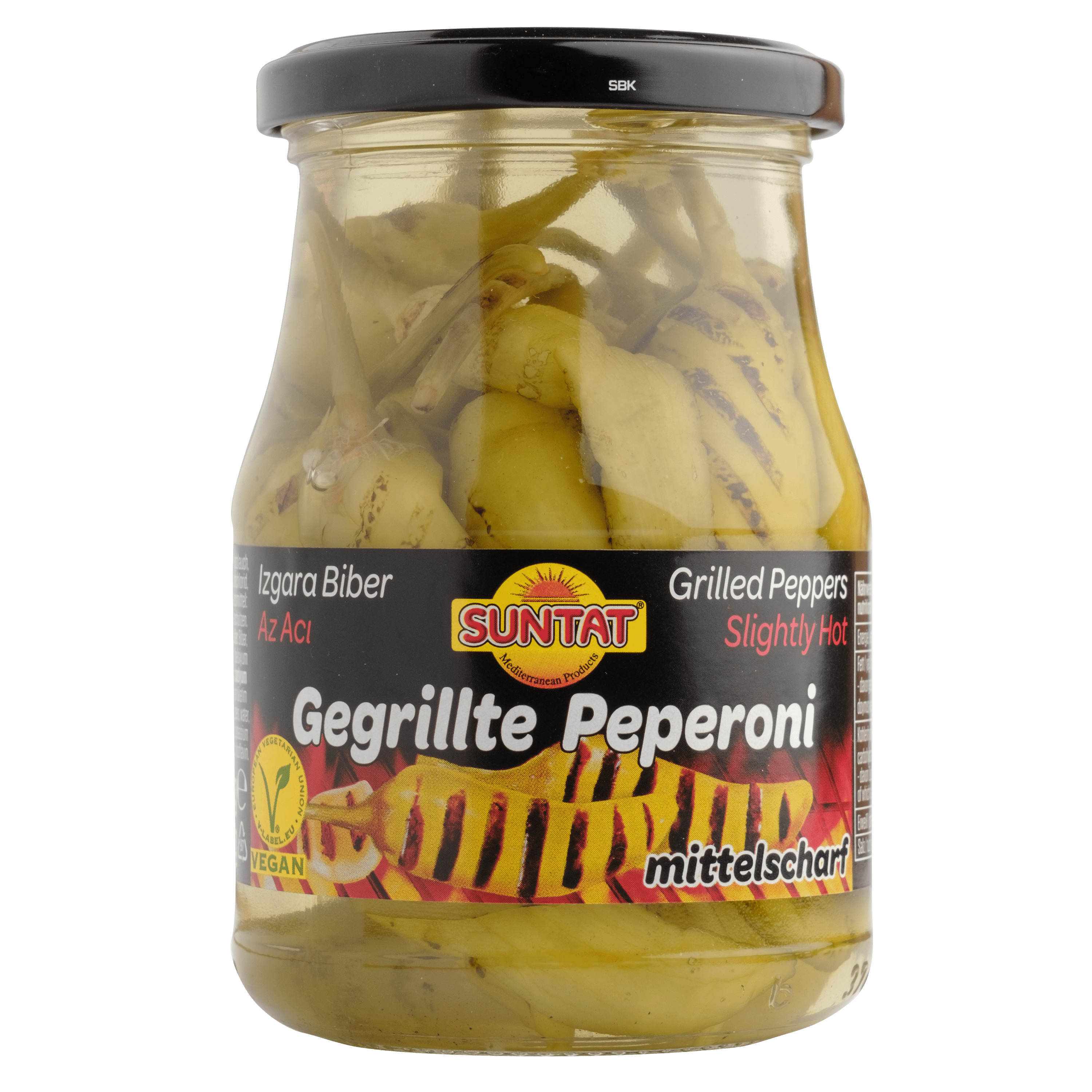 Baktat Gegrilde Pepers Pot 320 g