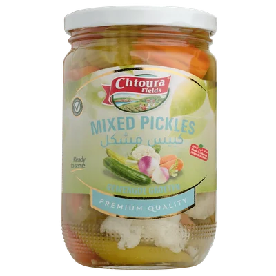 Chtoura gemengde augurken Pot 600 g