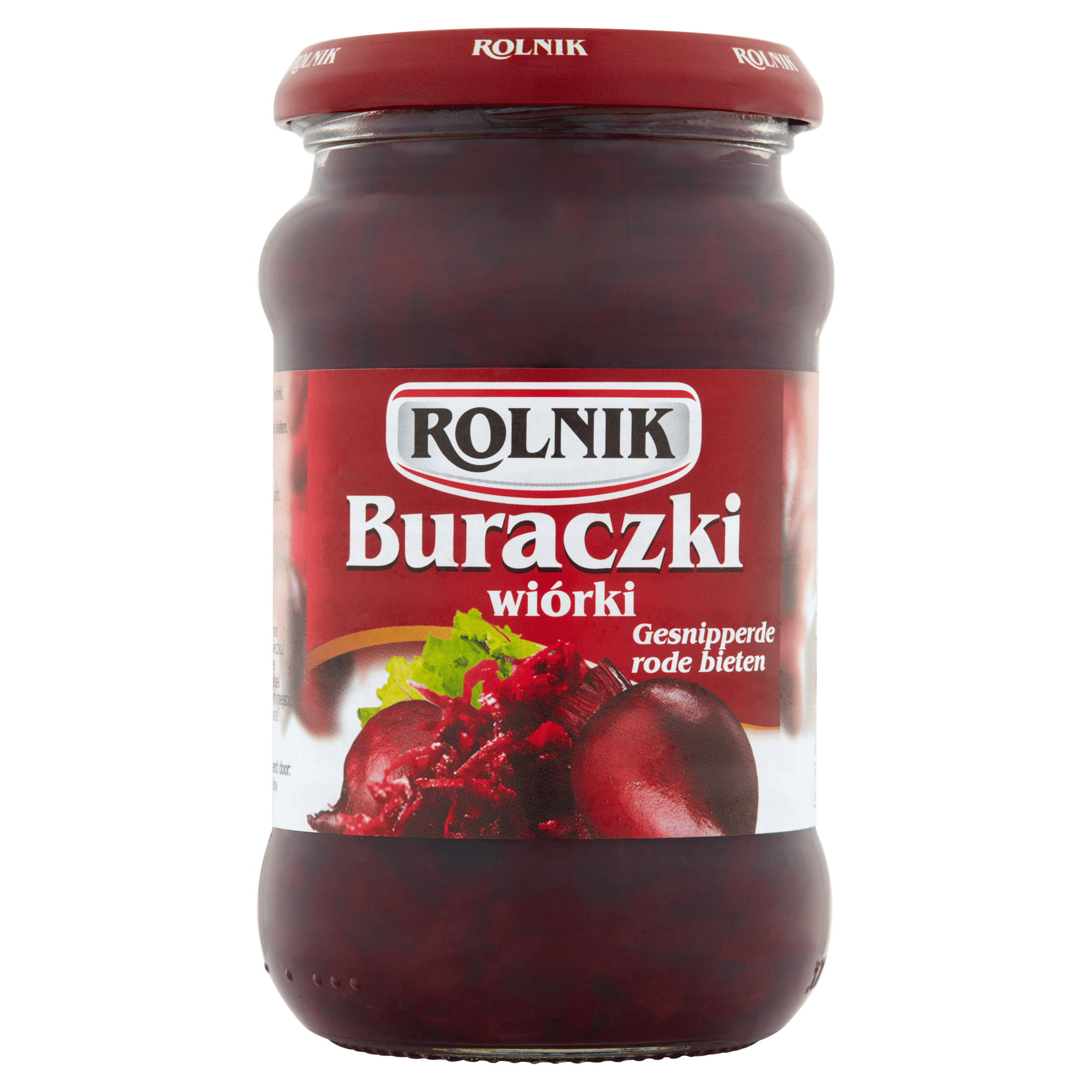 Rolnik Rode bieten Geraspt / Buraczki Wiorki Pot 350 g