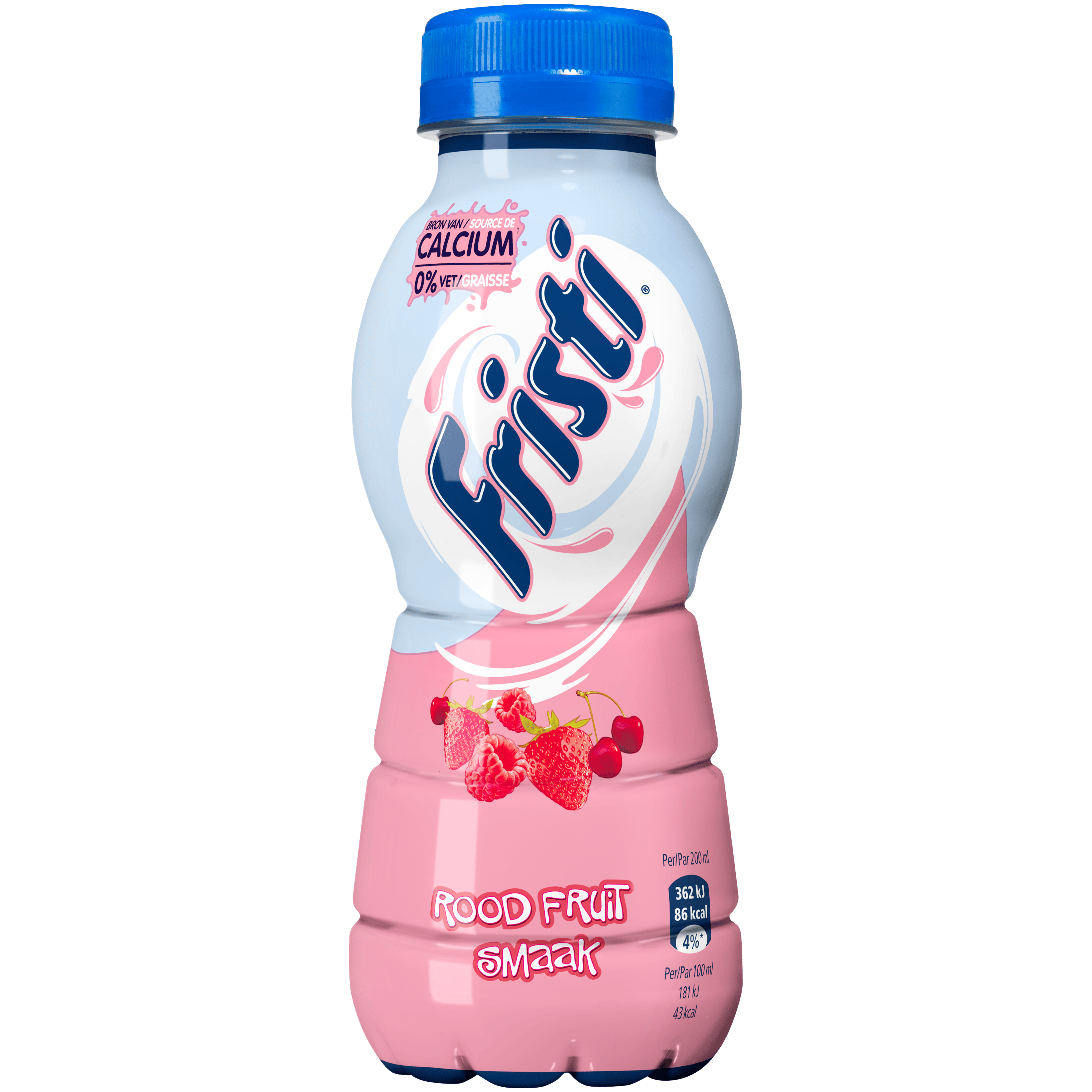 Fristi Drink yoghurt rood fruit Fles 200 ml