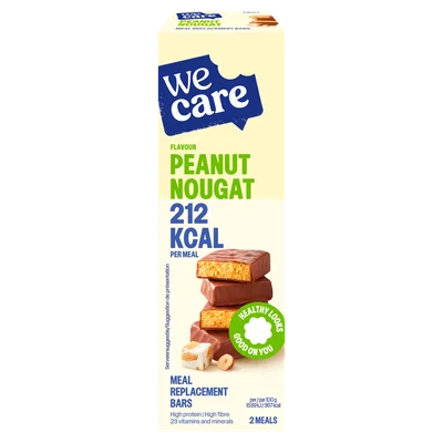 WeCare 12-uurtje maaltijdreep Choco crisp Doos 116 g