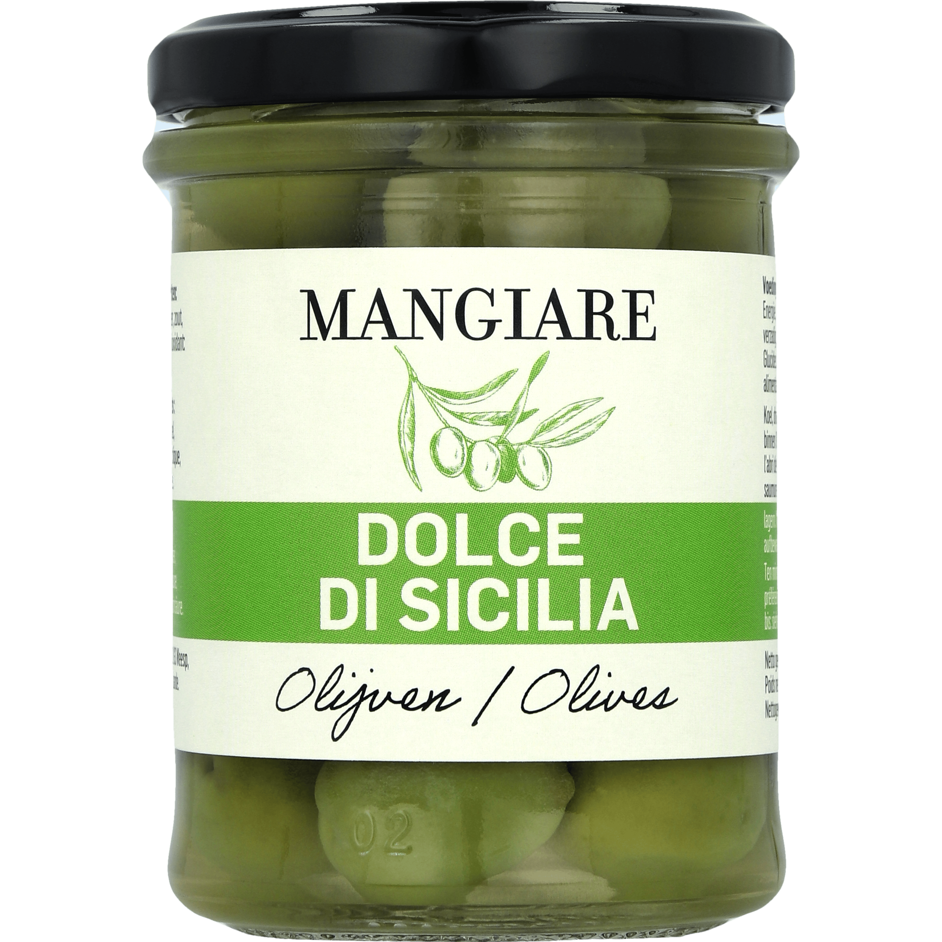 Mangiare bella di cerignola olijven Pot 180 g