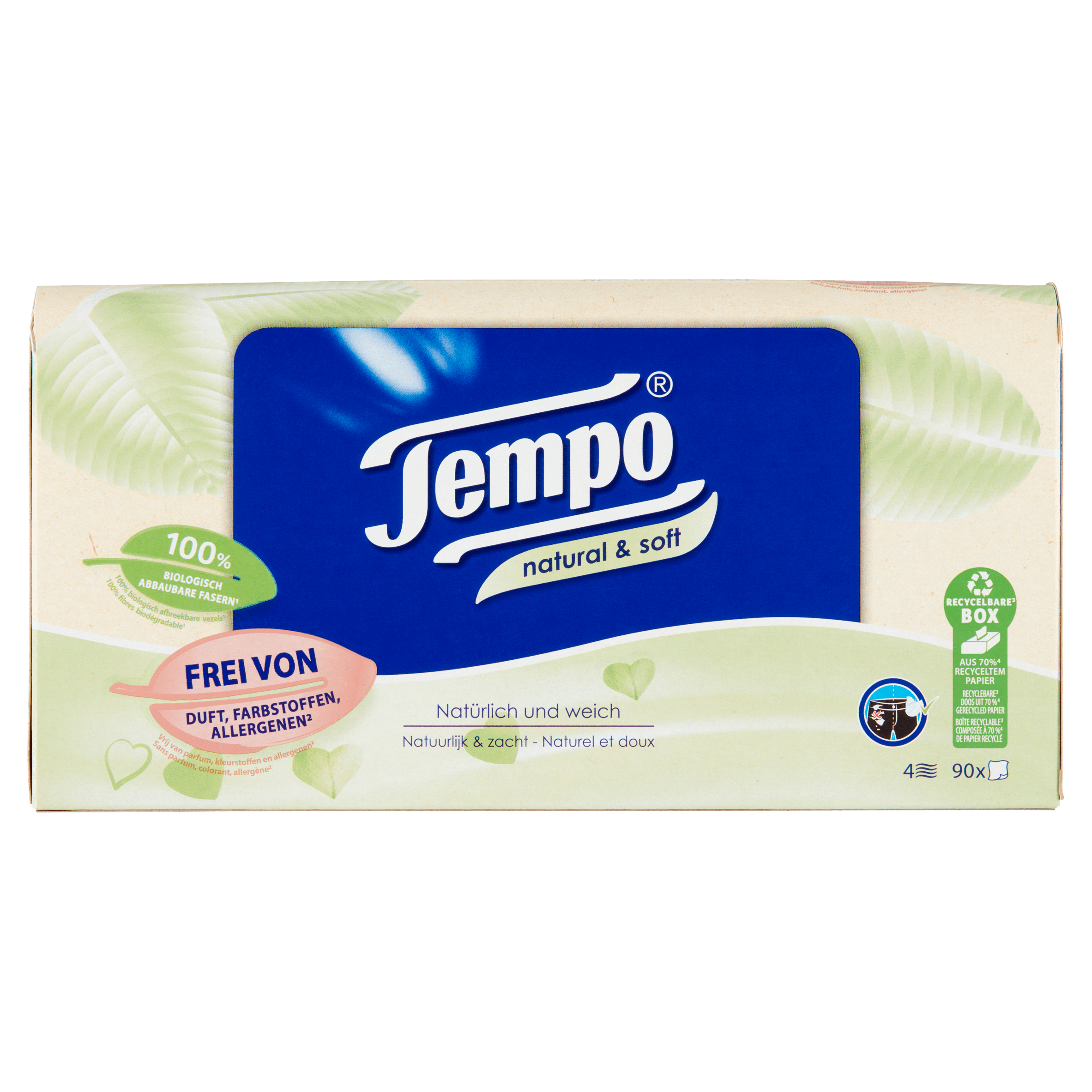 Tempo Natural &amp; Soft Box Doos 90 st