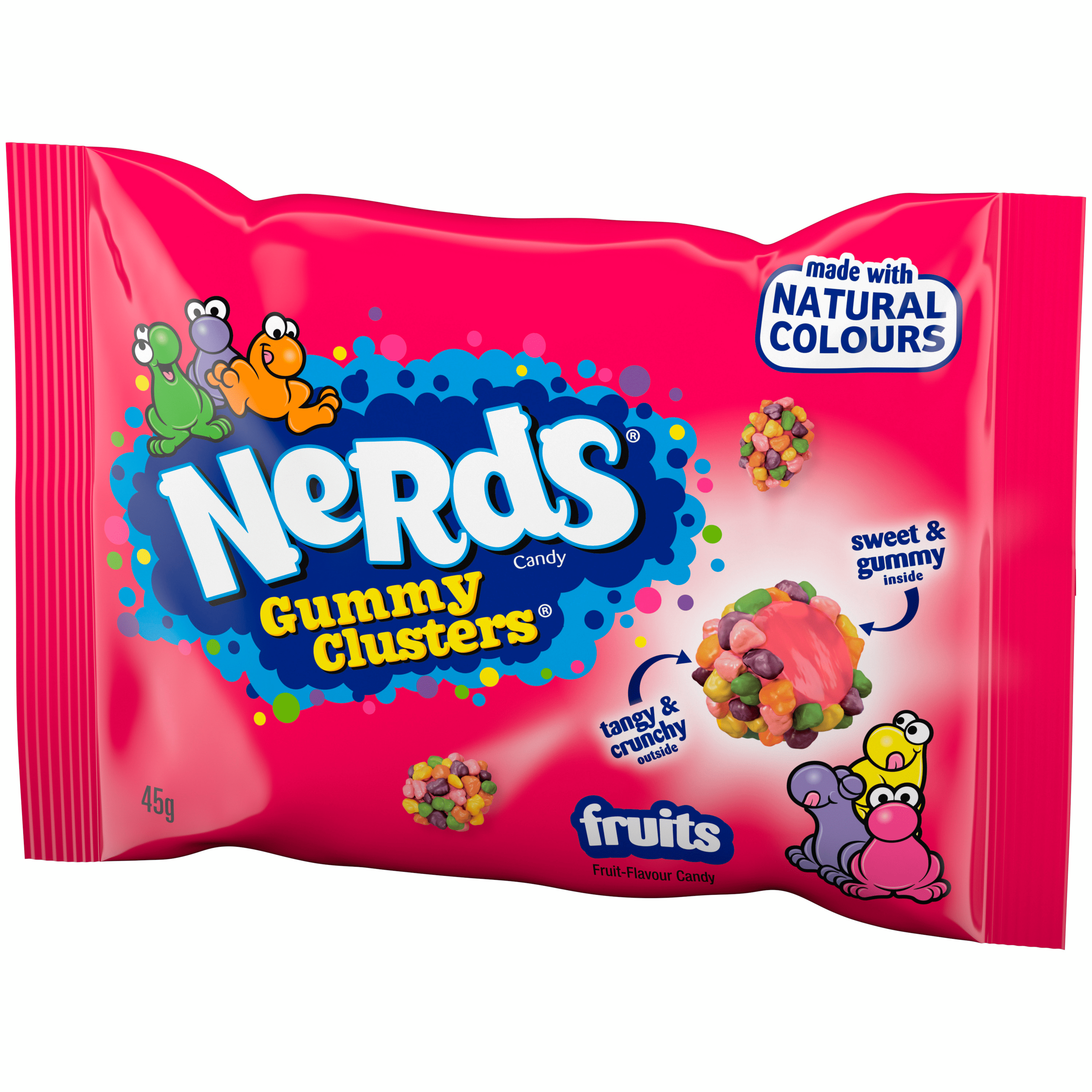 Nerds Gummy Clusters Fruits Zak 45 g