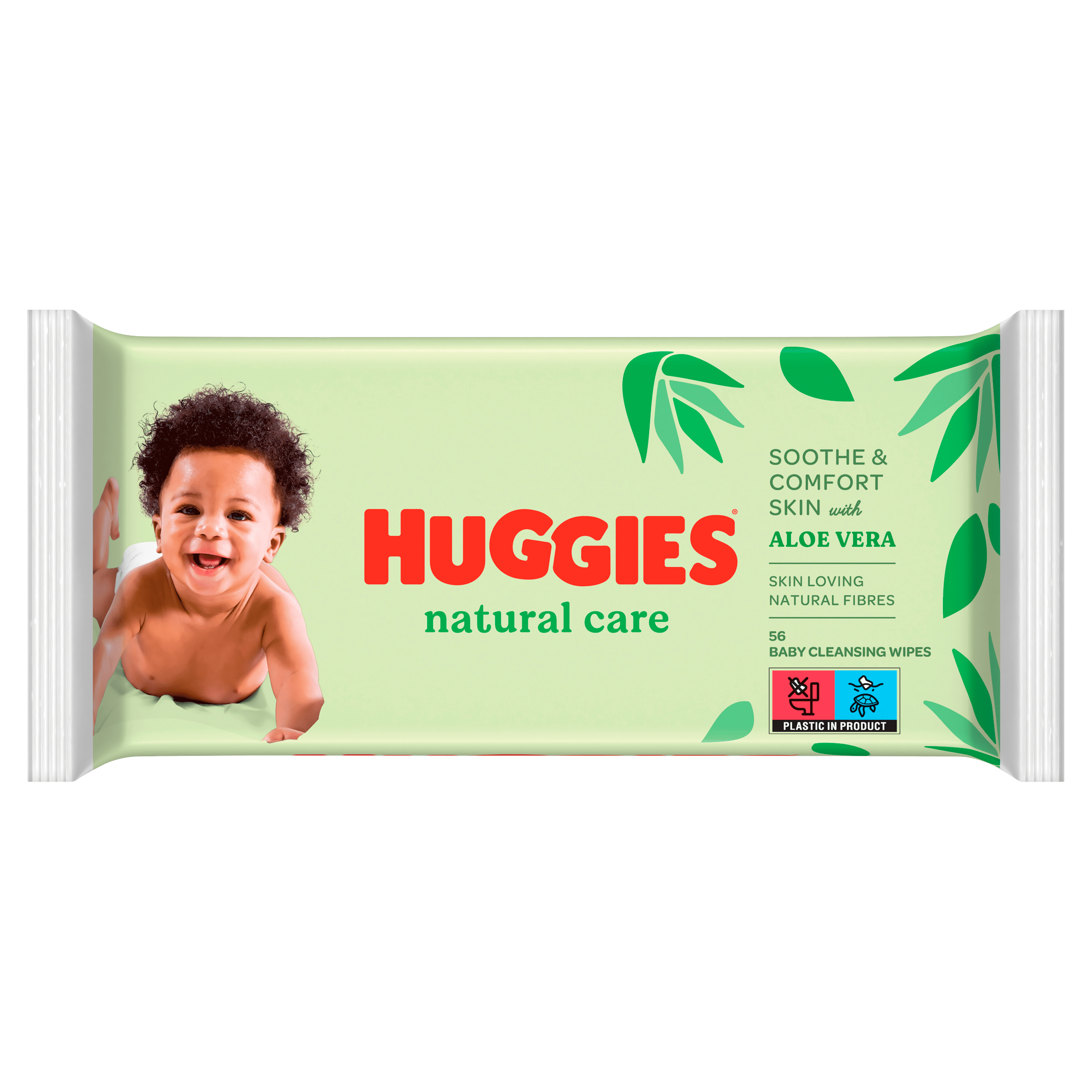Huggies Babydoekjes Natural Care Zak 56 st