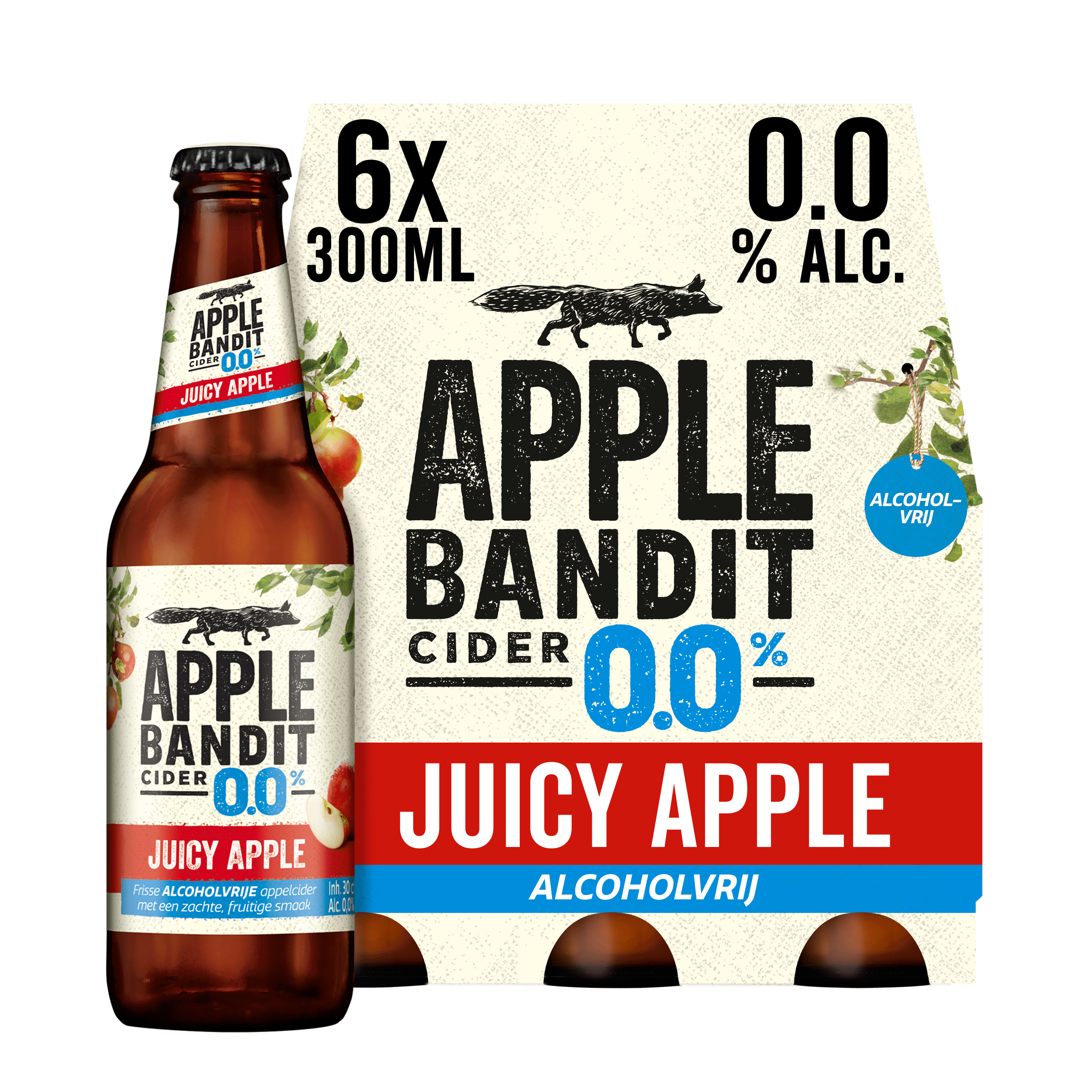 Apple Bandit Cider Juicy Apple 0.0 Set 1800 ml