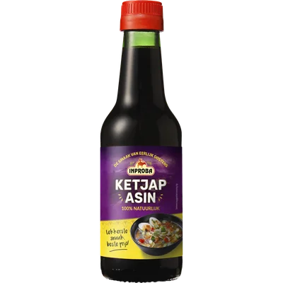 Inproba Ketjap manis 30% minder suiker Fles 250 ml