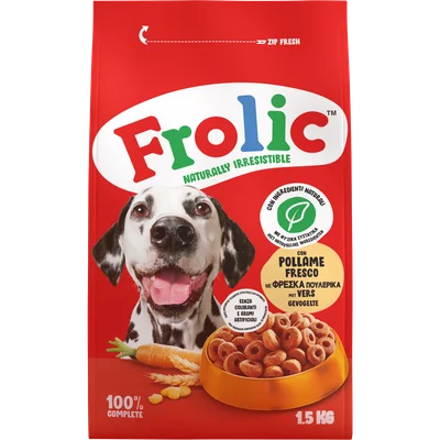 Frolic Droog Gevogelte Zak 1500 g
