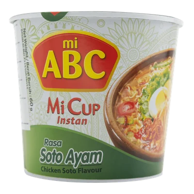 Abc Soto chicken noodles cup Beker 60 g