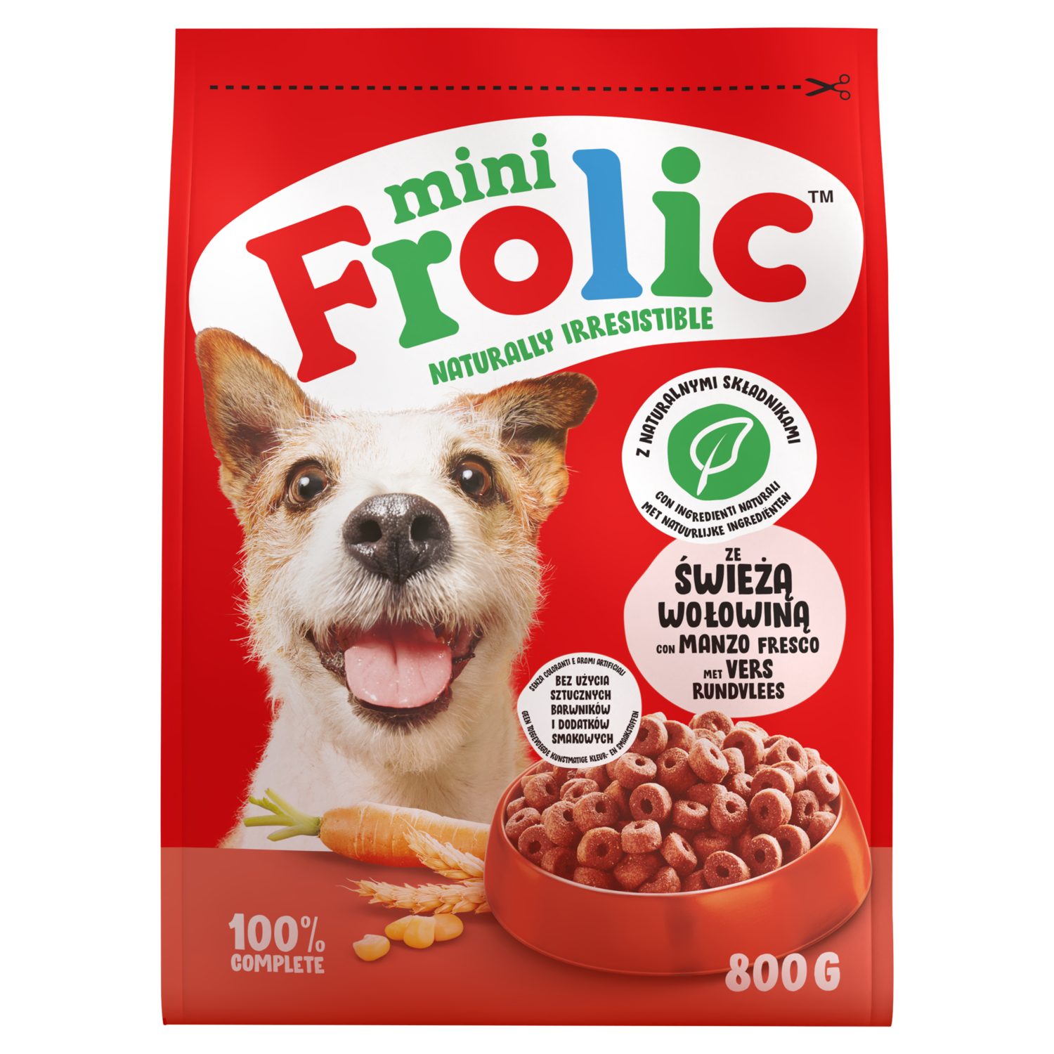 Frolic Droog Mini Rund Stazak 800 g