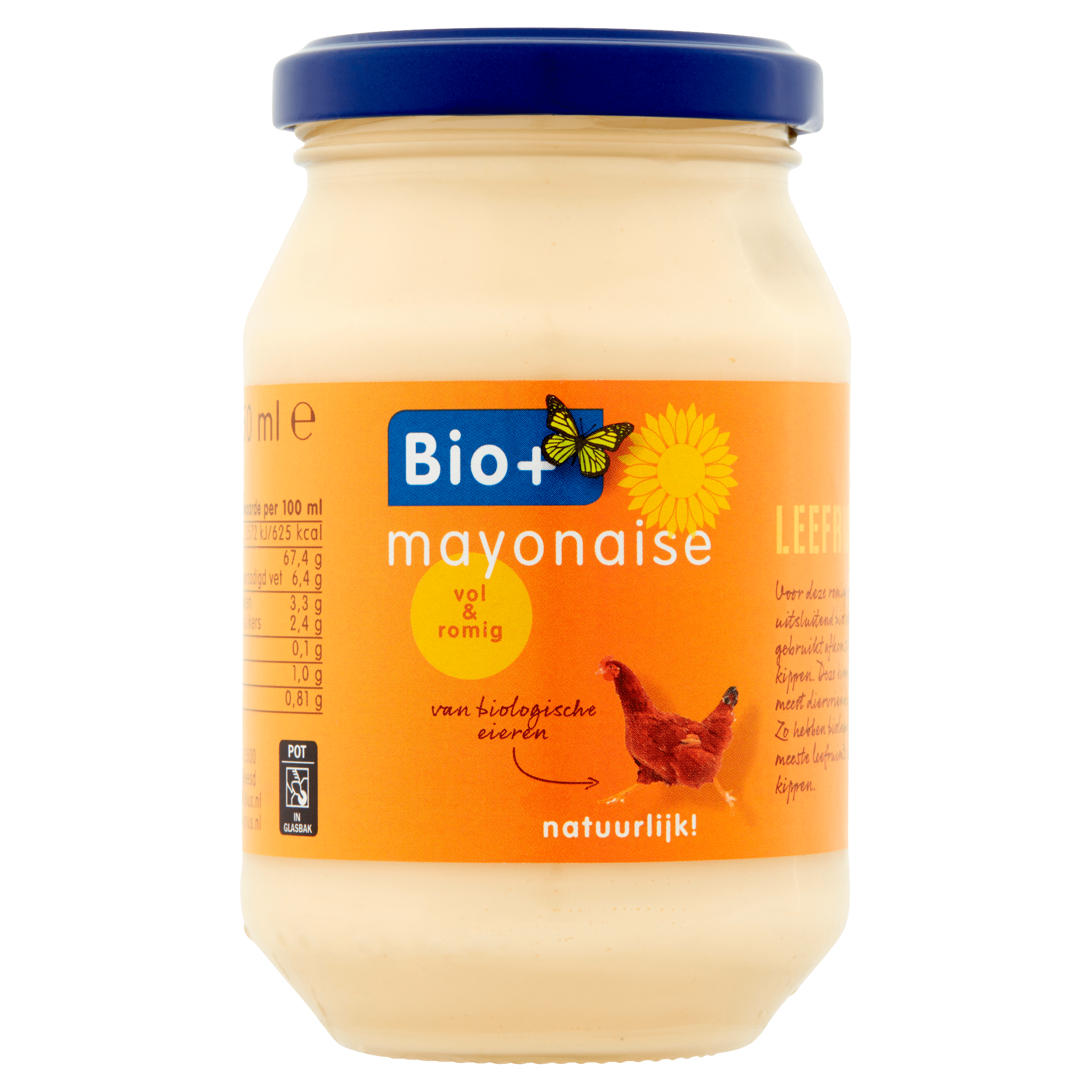BIO+ Mayonaise vol &amp; romig Bus 250 ml