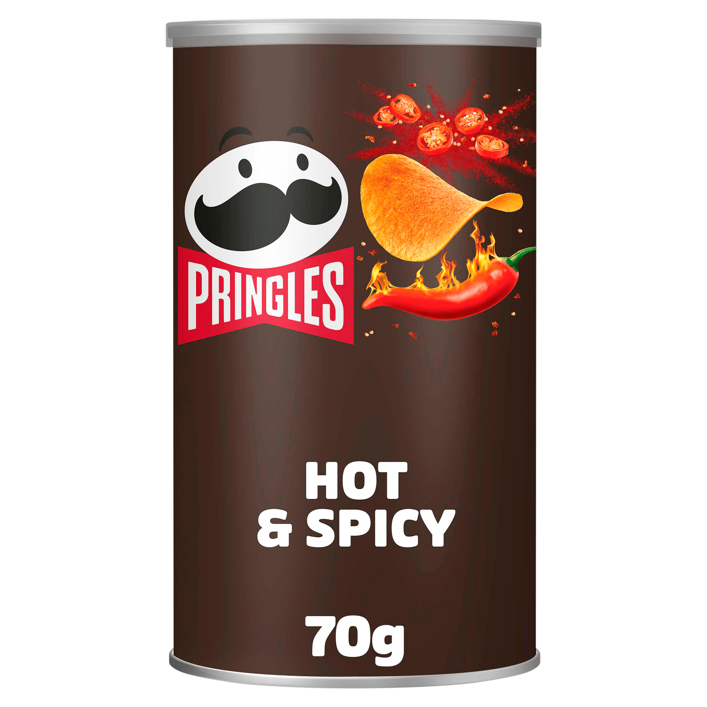 Pringles Chips Hot &amp; Spicy Koker 70 g