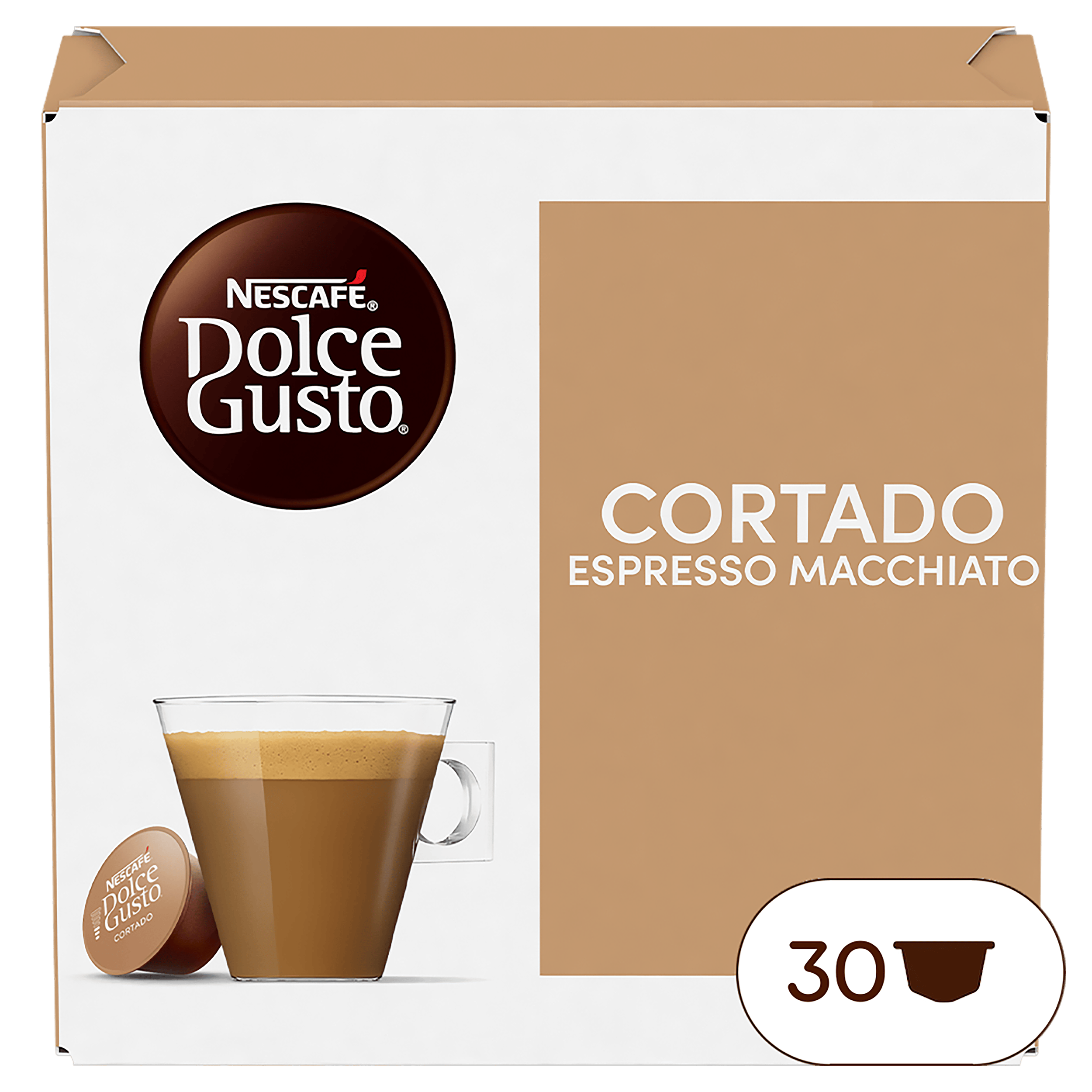 Nescafe Dolce Gusto Cortado Espresso Macchiato Doos 30 st