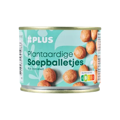 PLUS Vegan Soepballen Blik 200 g