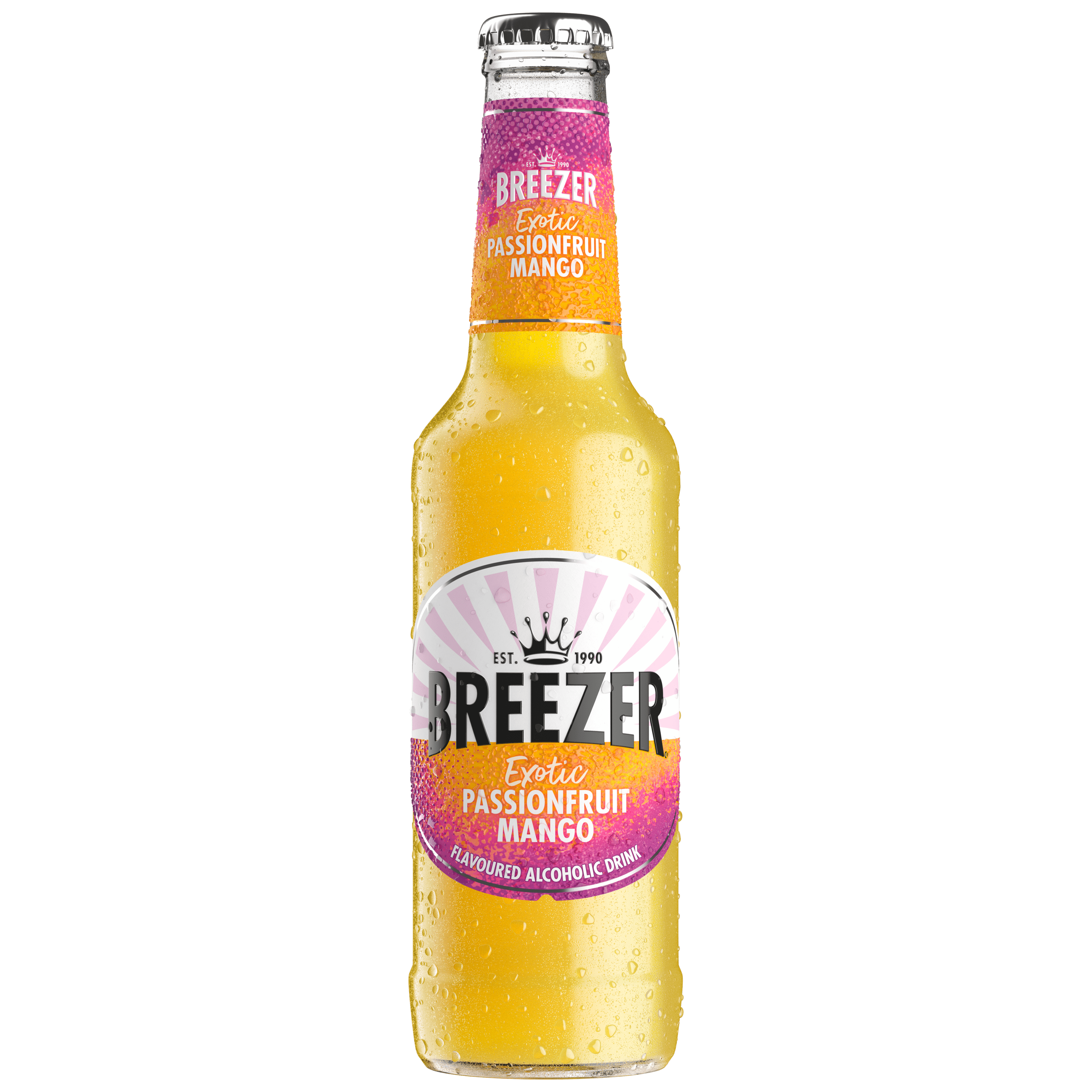 Bacardi Breezer Passion fruit mango Fles 275 ml