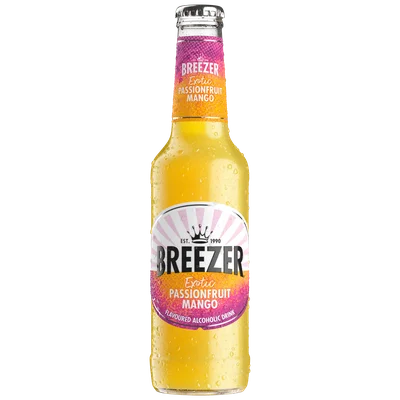 Bacardi Breezer Passion fruit mango Fles 275 ml
