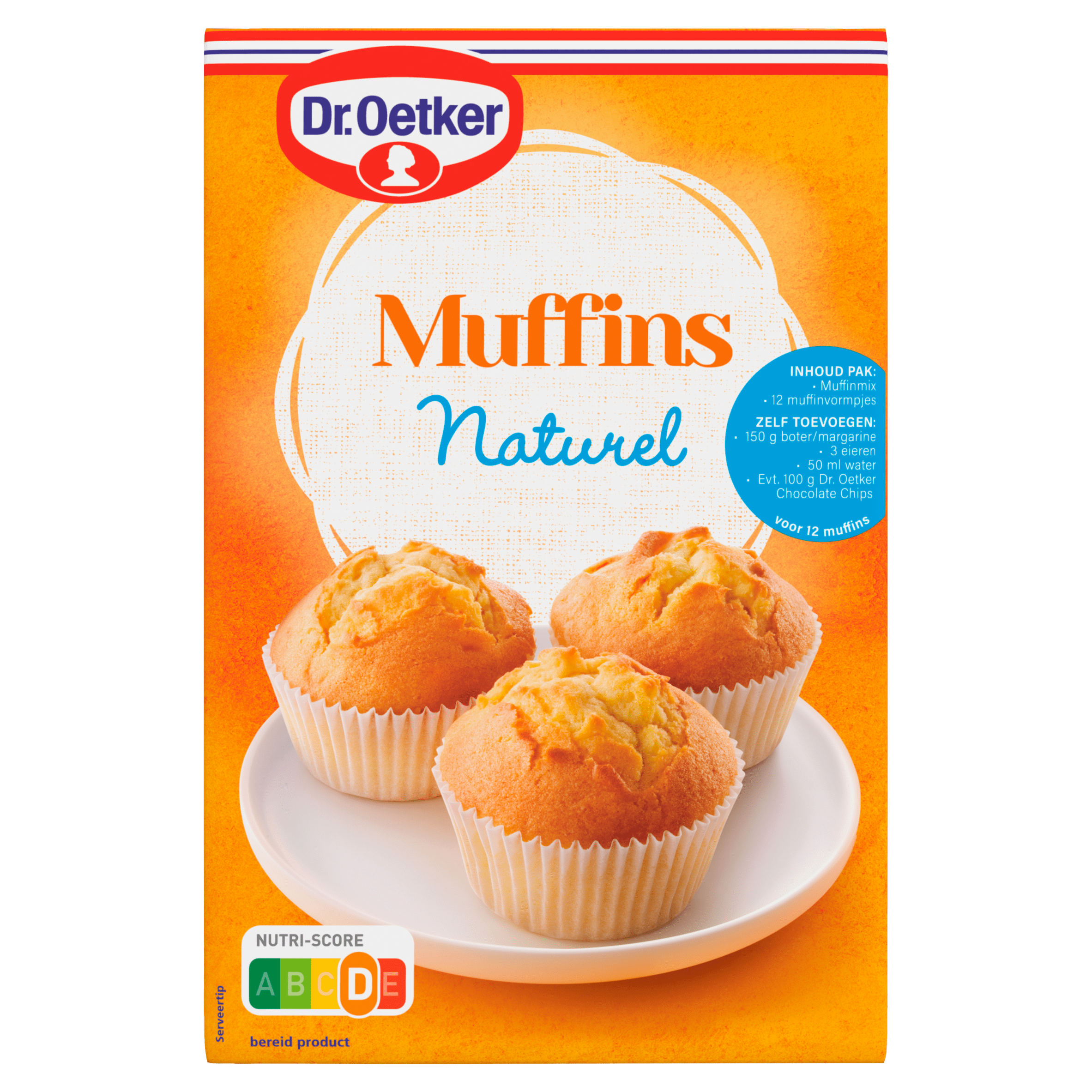 Dr. Oetker Muffins naturel bakmix Pak 350 g