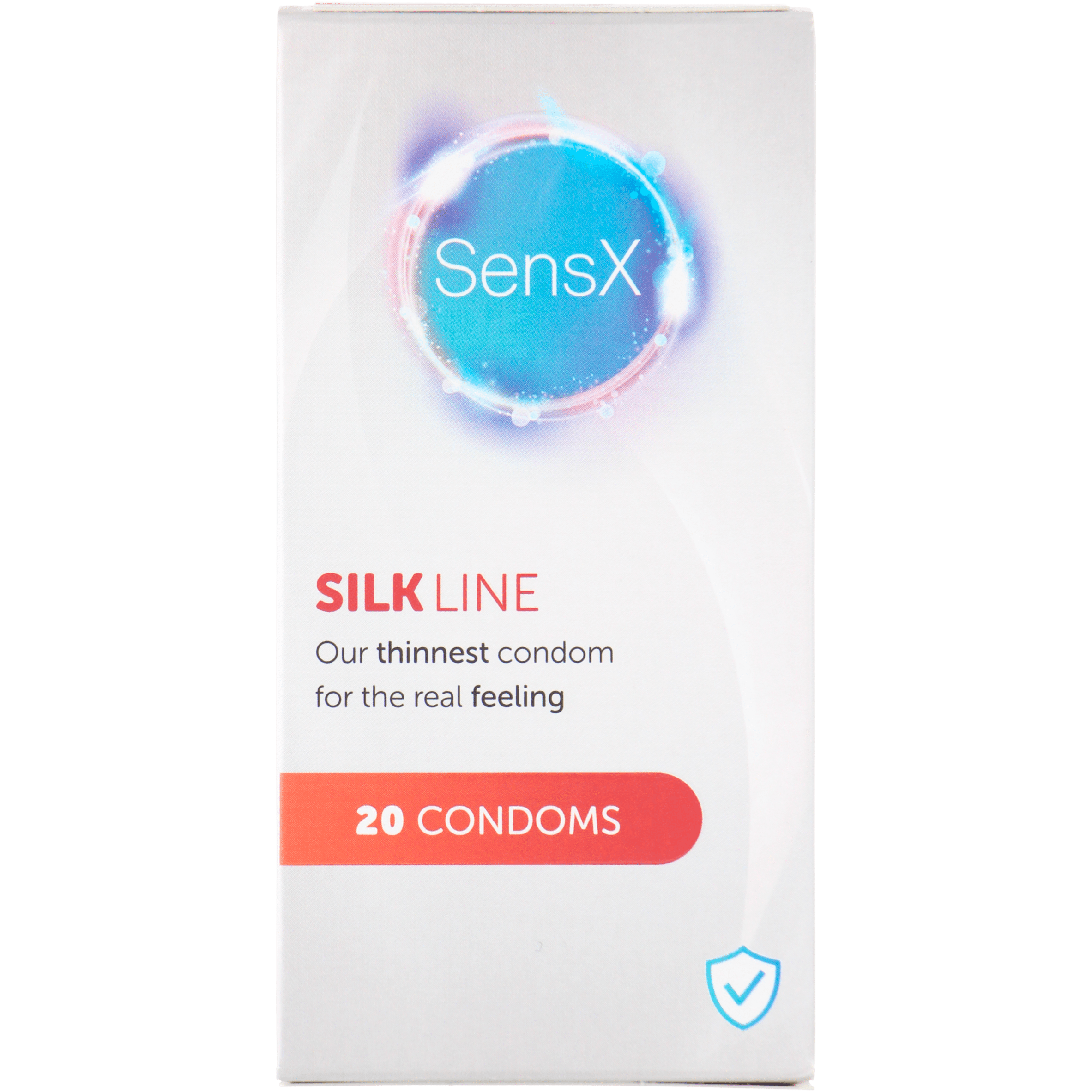 SensX Silk line condooms Doos 20 st