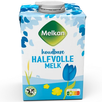 Melkan Houdbare halfvolle melk Pak 500 ml