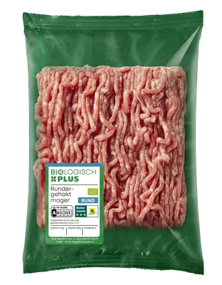Biologisch PLUS Rundergehakt mager Wikkel 250 g