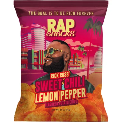 Rap Snacks Rick Ross Sweet Chilli Chips Zak 71 g