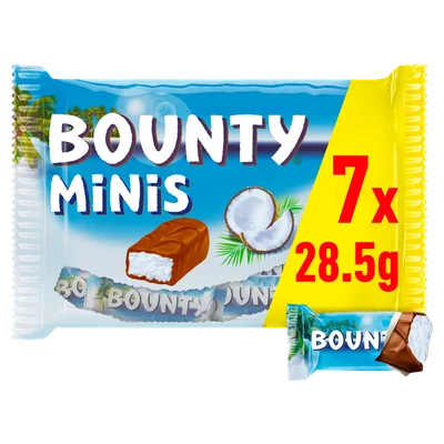 Bounty Melk Chocolade Kokos Mini's Zak 227 g