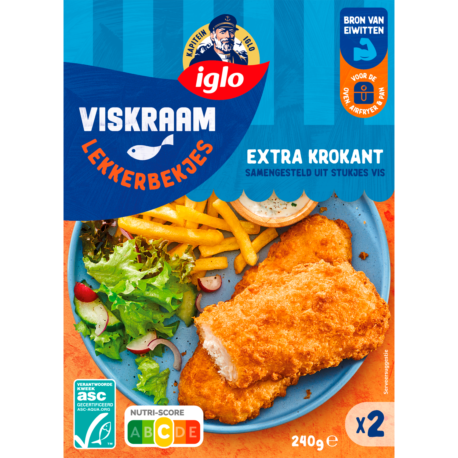 Iglo Viskraam Lekkerbekjes naturel