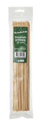 De keukenhulpjes Cocktailprikker 25 cm 100 stuks Stuk 1 st