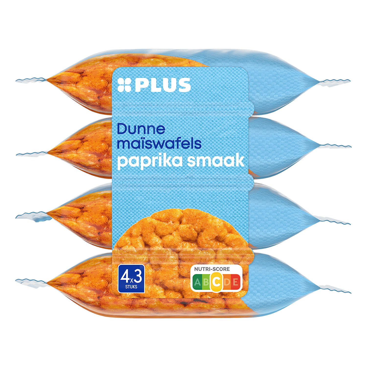 PLUS Maiswafels Paprika Set 104 g