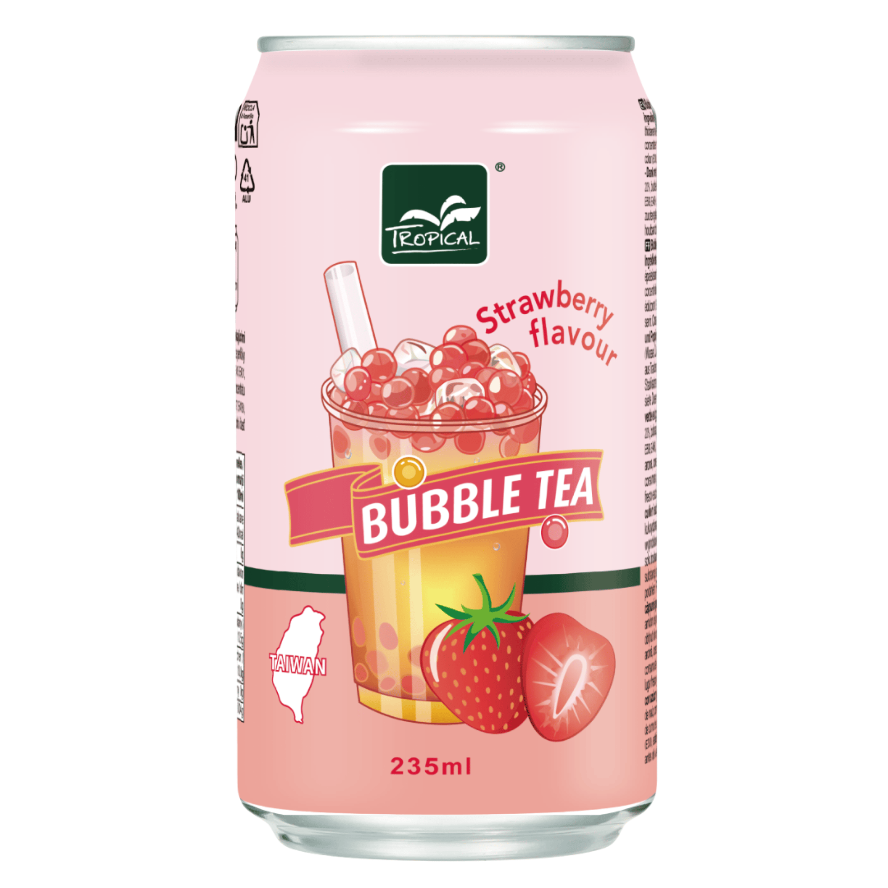 Tropical Bubble Tea Strawberry Blik 235 ml