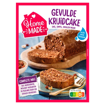 Homemade Kruidcakemix gevuld Doos 480 g