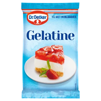 Dr. Oetker Bladgelatine 14 blaadjes Zakje 23 g