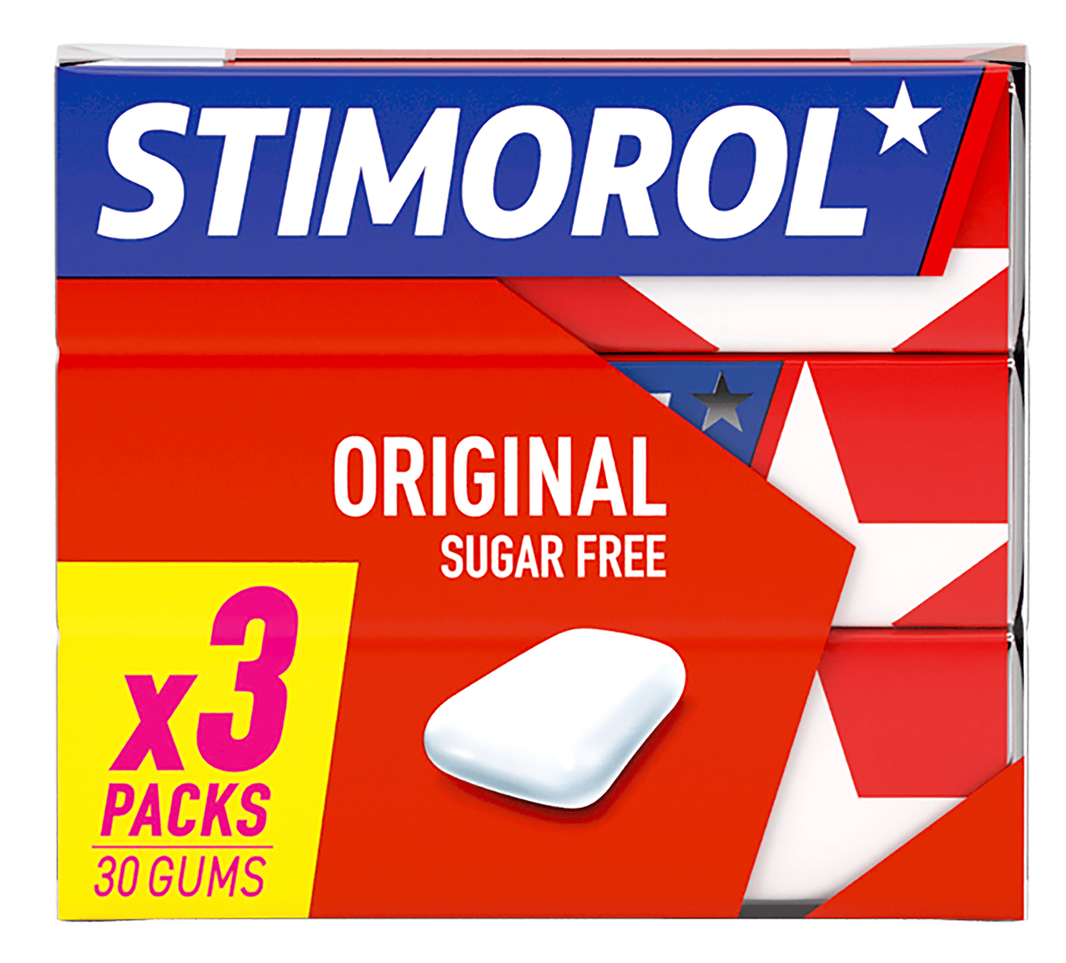 Stimorol Original 3-pack Wikkel 42 g