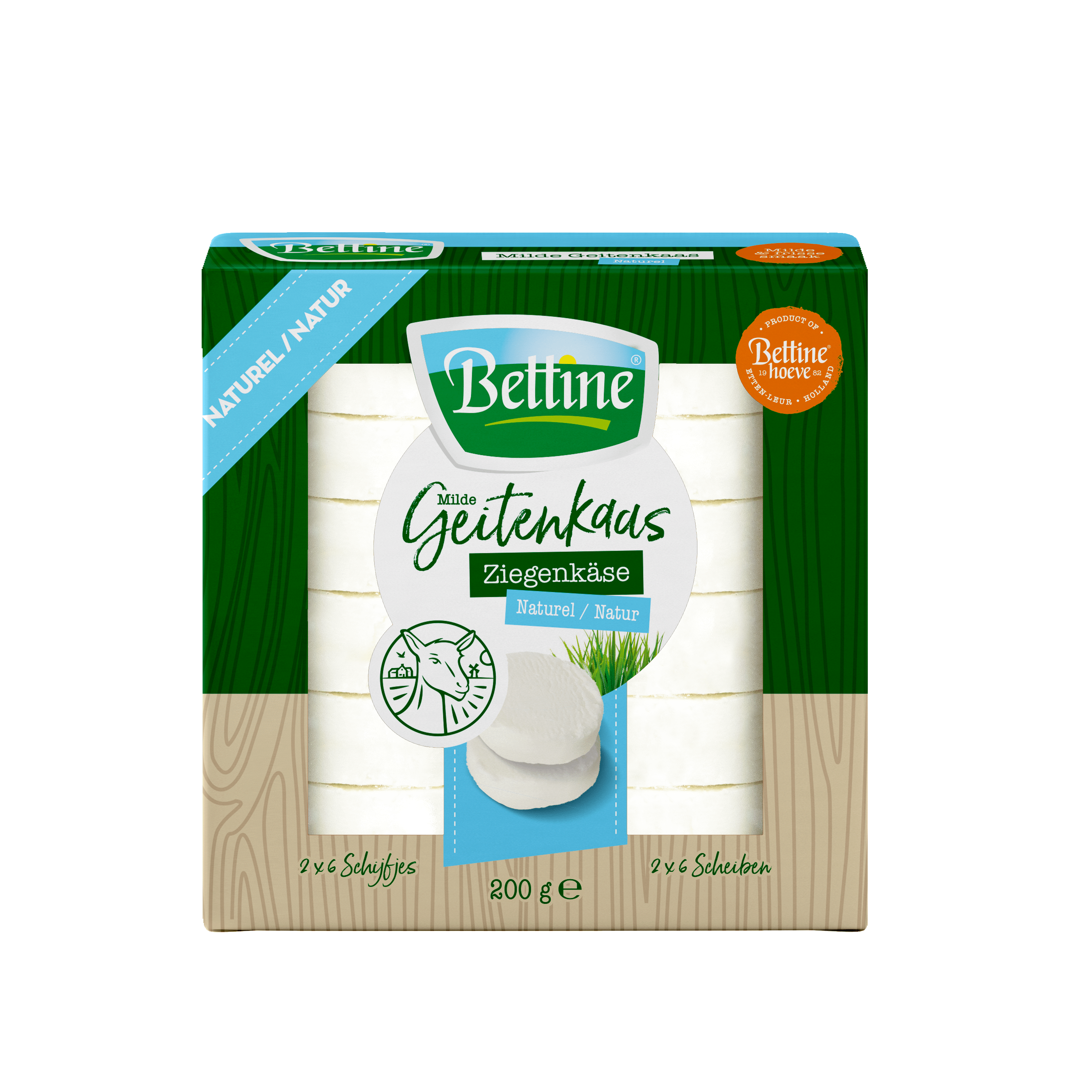 Bettine Geitenkaas naturel Doos 200 g