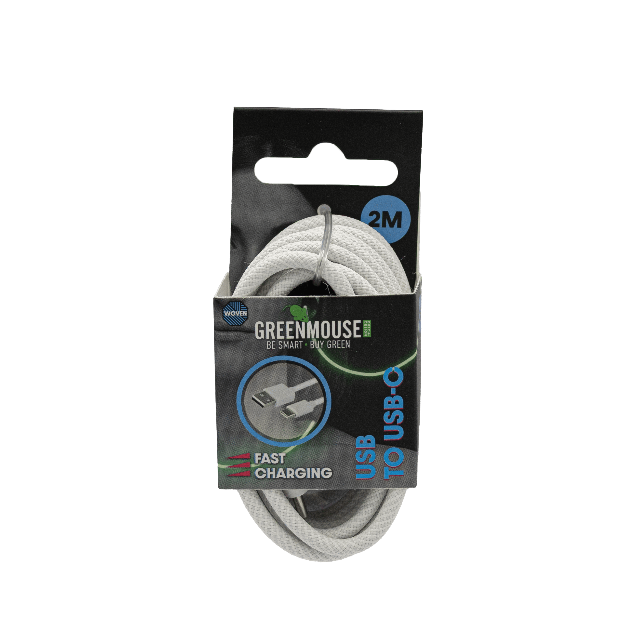 GreenMouse USB-C data cable - 1m Wikkel 25 g