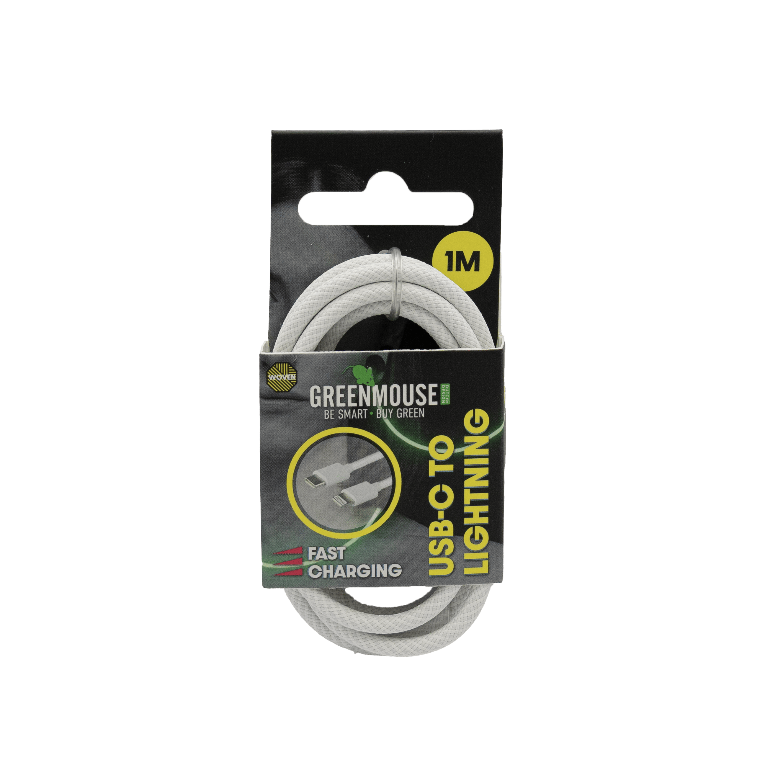 GreenMouse USB-C to Lightning data cable - 1m Wikkel 18 g