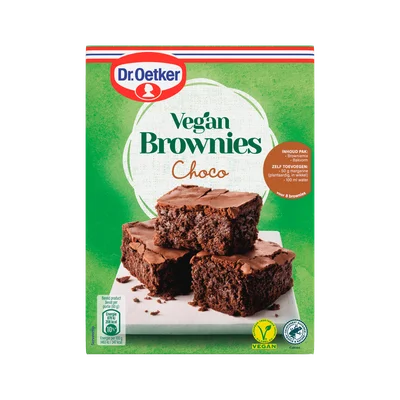 Dr. Oetker Vegan brownies plantaardig bakmix Pak 360 g