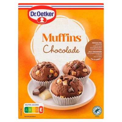 Dr. Oetker Muffin Chocolade Pak 345 g