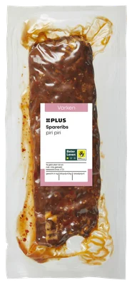 PLUS Spareribs Indische stijl 600 gram