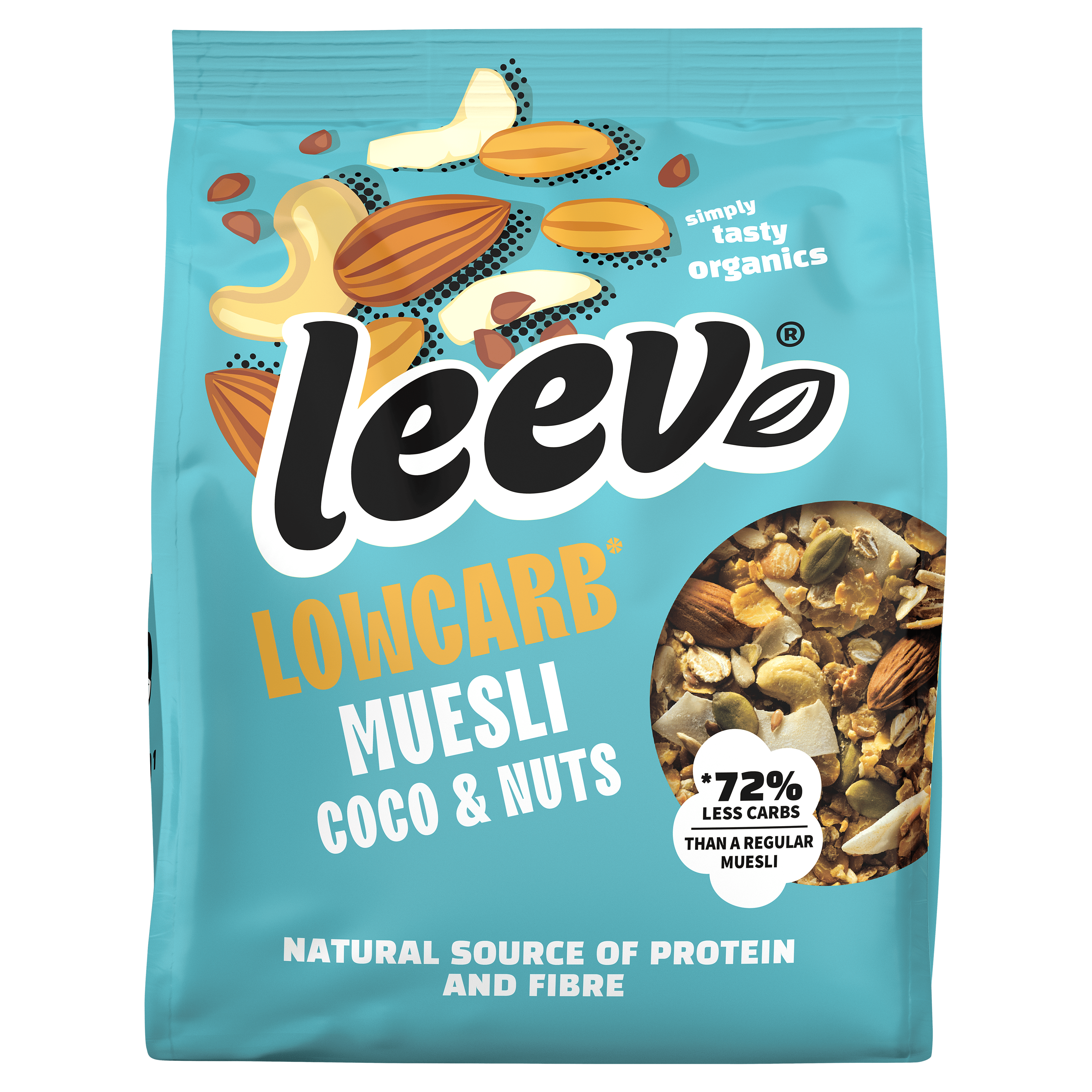 Leev Bio low-carb muesli Zak 275 g