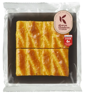 PLUS Korenlanders Boterkoekblokjes Bakje 220 g